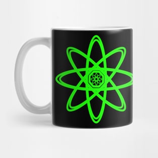Green Atom Symbol - Nature Mug